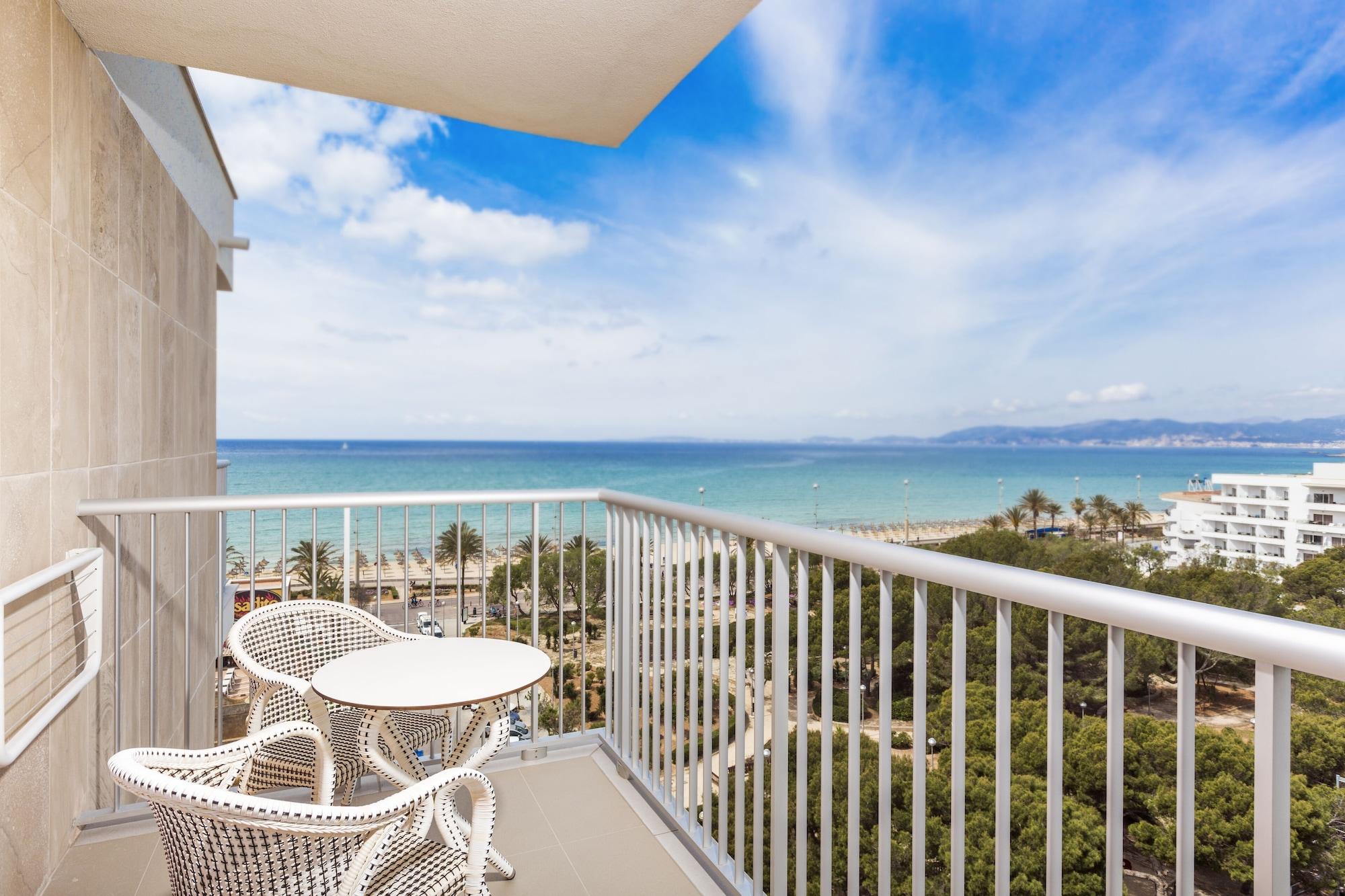 Leman Hotel Y Apartamentos 帕尔马海滩 外观 照片